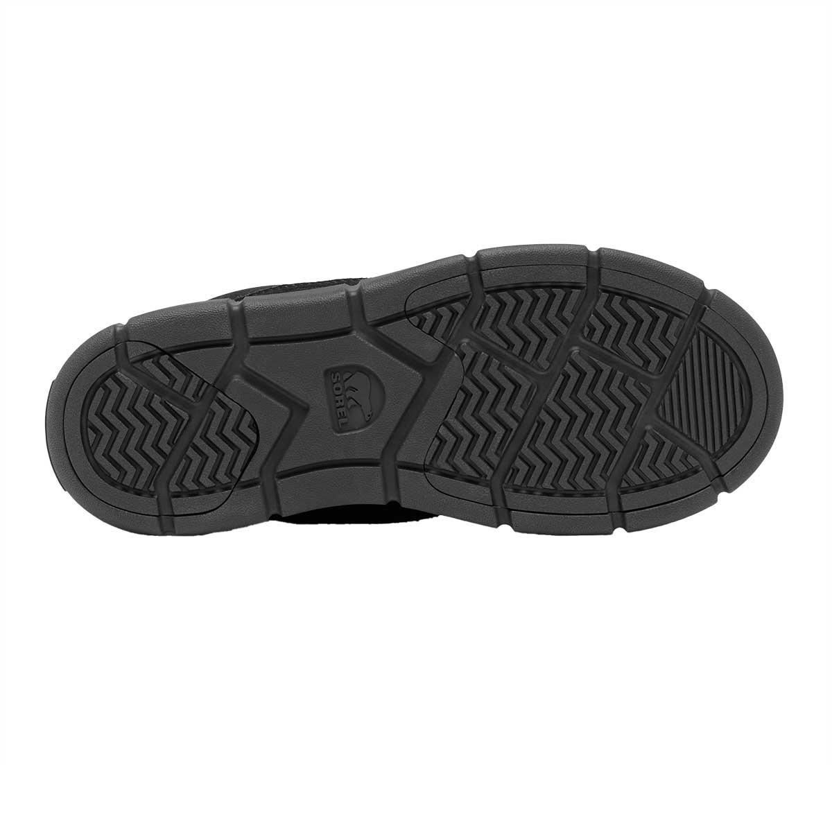 Sorel Explorer III Slip On WP Boot Women's in Black and Sea Salt